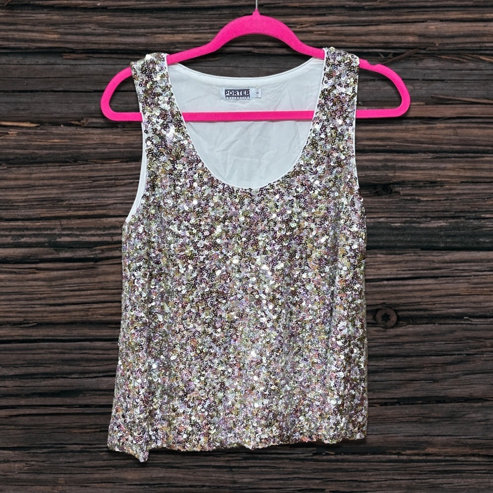 Porter Collective Sequin Tank